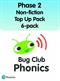 Bug Club Phonics Phase 2 Non-fiction Top Up Pack 6-pack (96 books)